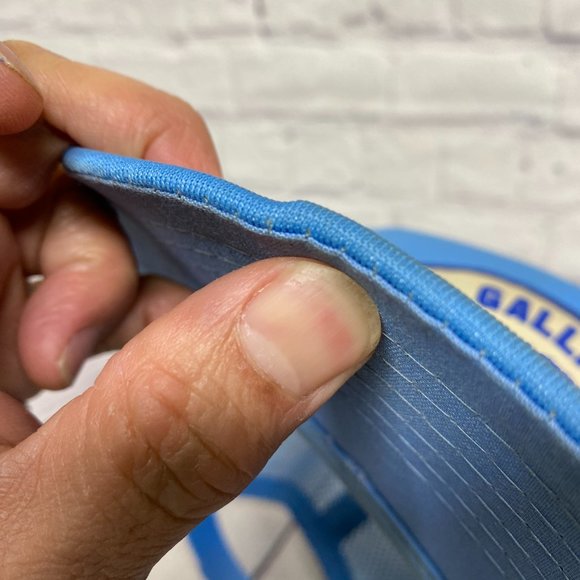 Vintage Hat Cap Snapback Blue Gallants Oilfield Hauling Trucker Mesh Patch Leaf - Picture 14 of 14